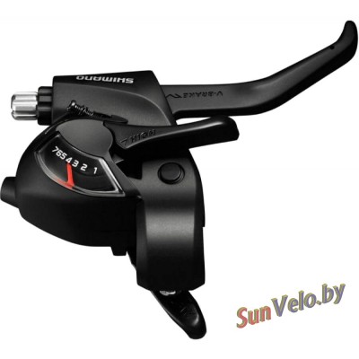 Манетка/тормоз Shimano Tourney, EF41, 7sp